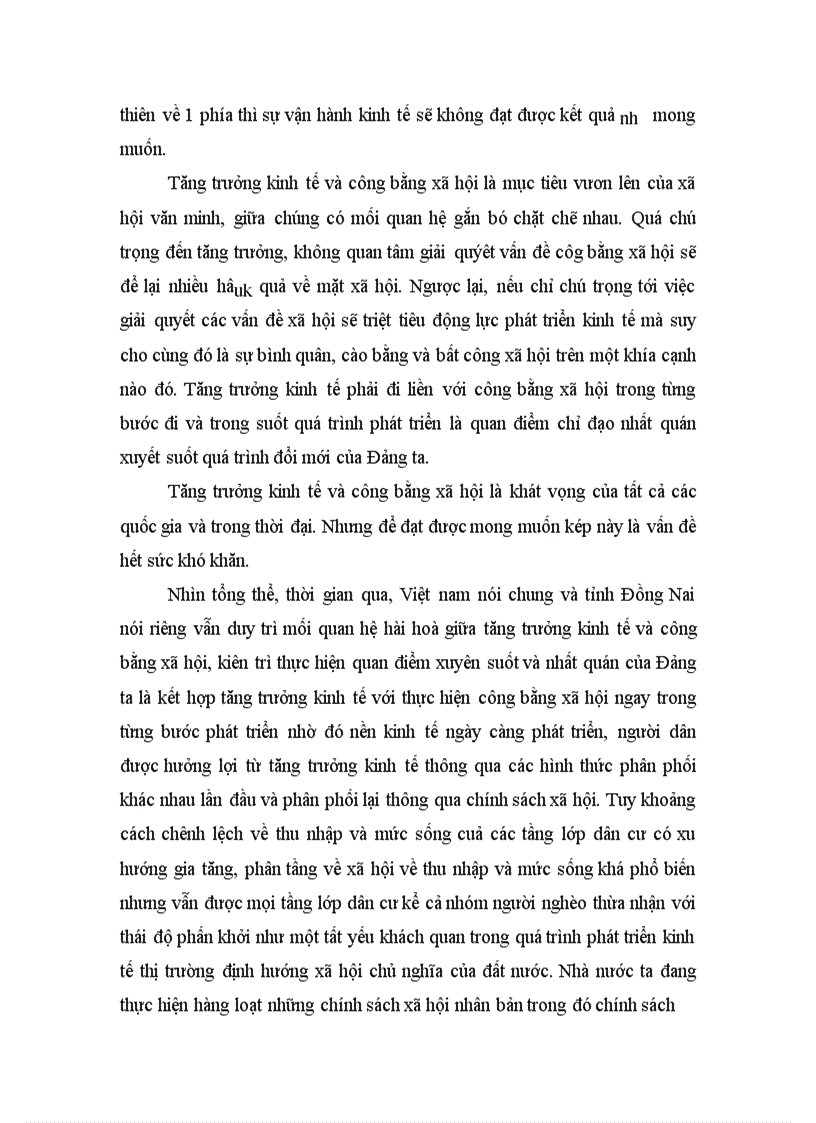 image for page Mối quan hệ giữa tăng trưởng kinh tế và công bằng xã hội trong quá trình công nghiệp hoá hiện đại hoá trên địa bàn tỉnh Đồng Nai