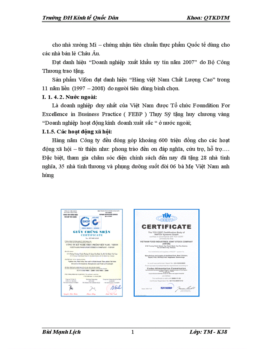 image for page Chiến lược Marketing hiện tại và đề xuất cải tiến chiến lược Marketing cho Công ty Vifon