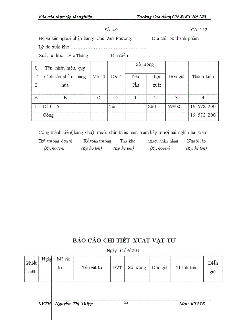 image for page tổ chức công tác kế toán nguyên vật liệu và công cụ dụng cụ tại nhà máy xi măng Lưu Xá