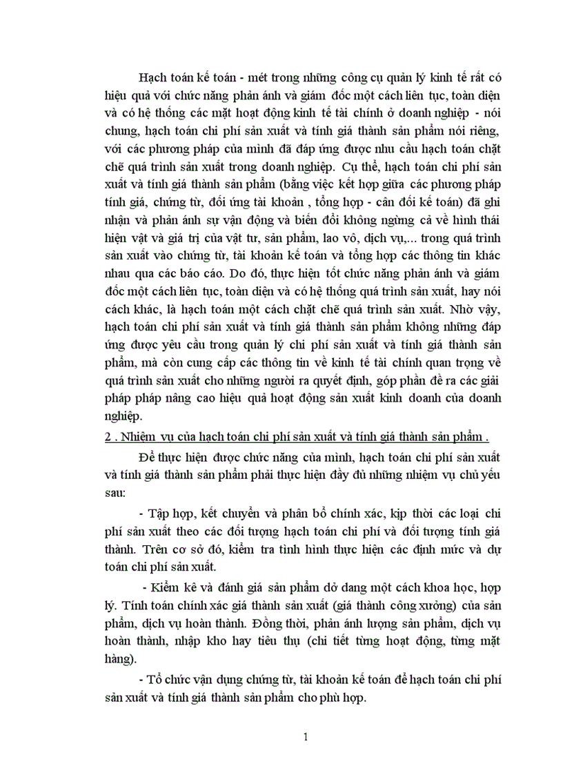 image for page Tổ chức kế toán chi phí sản xuất và tính giá thành sản phẩm ở Công ty sứ Thanh Trì VIGLACERA 1