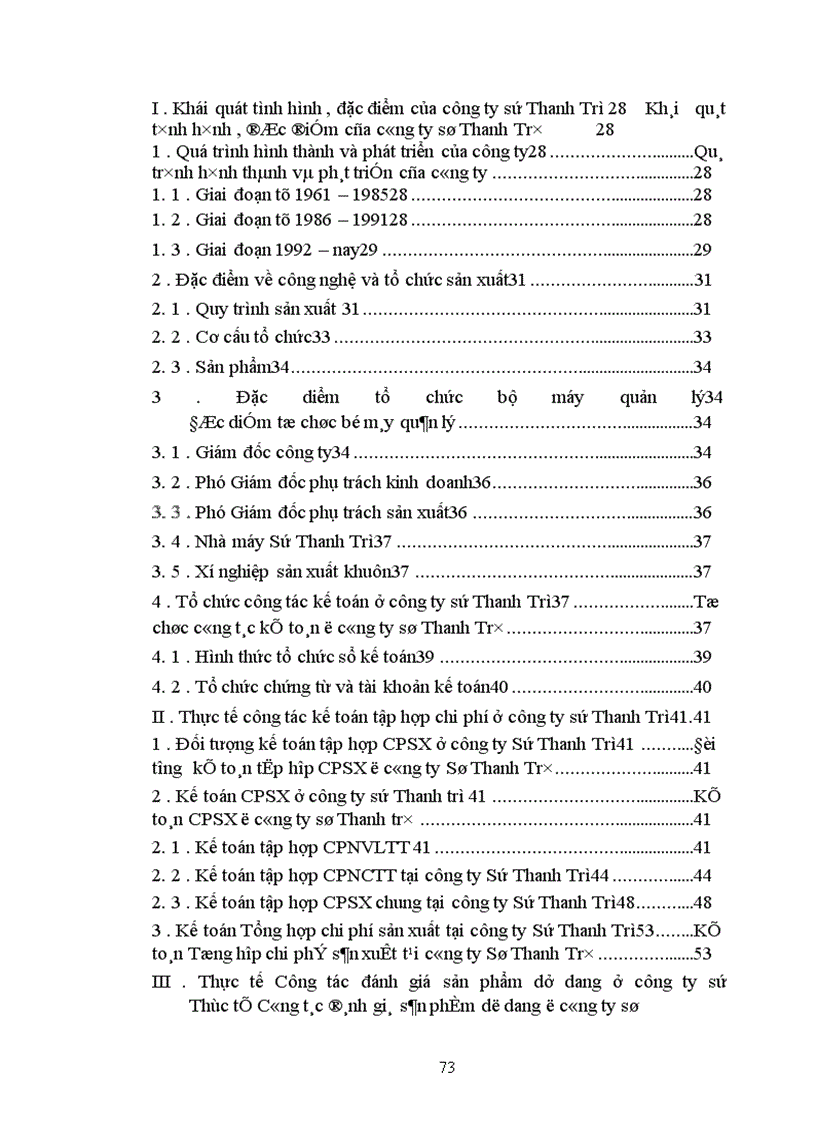 image for page Tổ chức kế toán chi phí sản xuất và tính giá thành sản phẩm ở Công ty sứ Thanh Trì VIGLACERA 1
