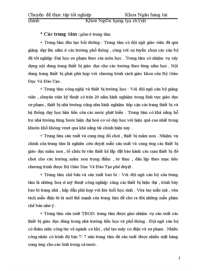 image for page Quản lý ngân quỹ tại Công ty TBGDI 1