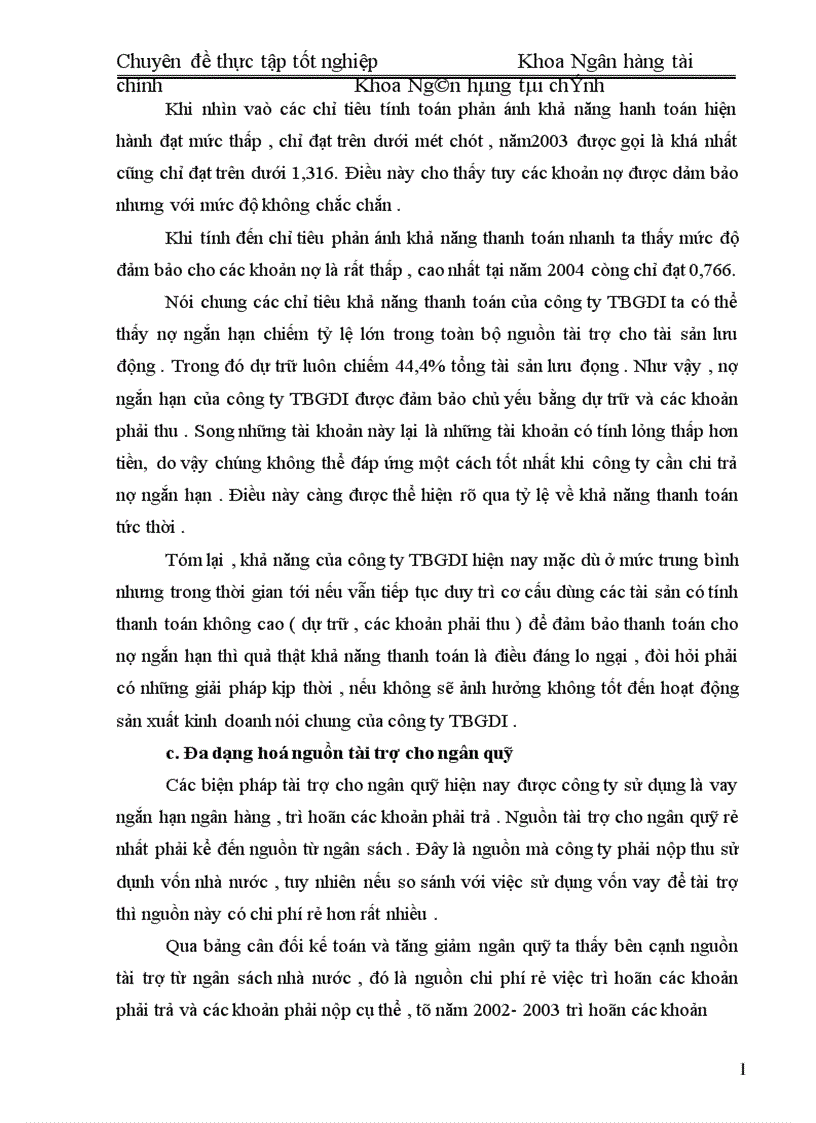 image for page Quản lý ngân quỹ tại Công ty TBGDI 1