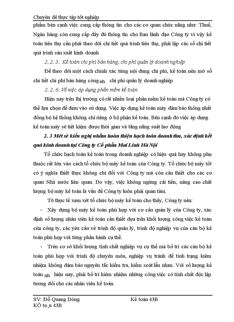 image for page Hoàn thiện hạch toán Doanh thu xác định kết quả kinh doanh tại Công ty Cổ phần Mai Linh Hà Nội 1