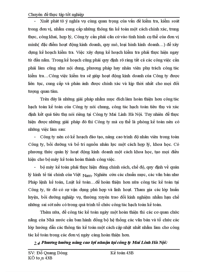 image for page Hoàn thiện hạch toán Doanh thu xác định kết quả kinh doanh tại Công ty Cổ phần Mai Linh Hà Nội 1