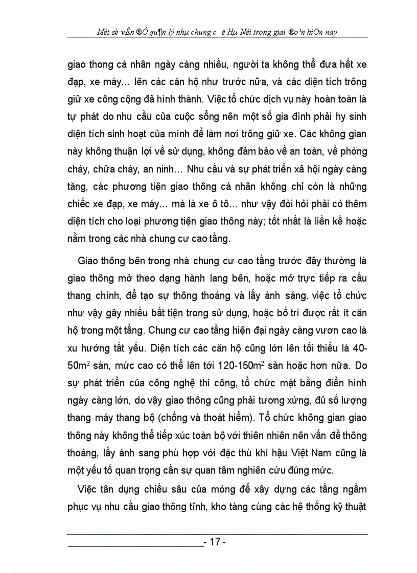 image for page Một số vấn đề quản lý nhà chung cư ở trong giai đoạn hiện nay