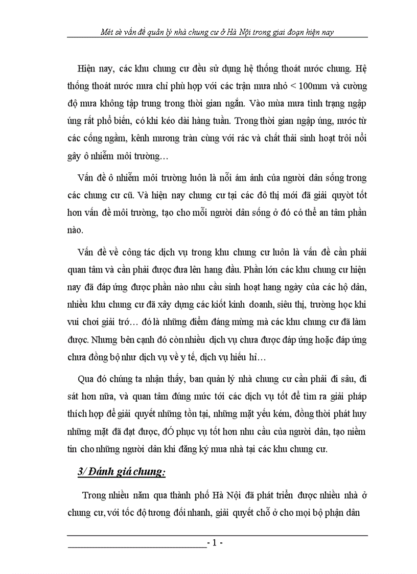 image for page Một số vấn đề quản lý nhà chung cư ở trong giai đoạn hiện nay