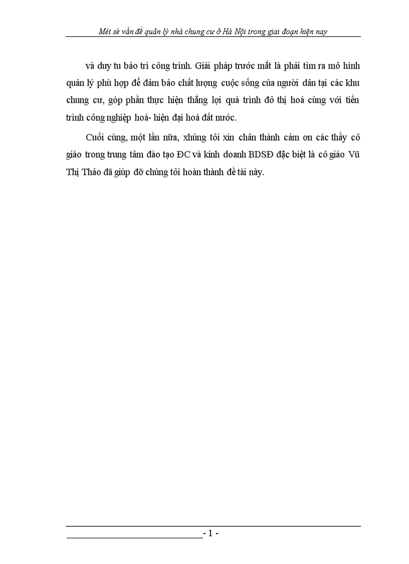 image for page Một số vấn đề quản lý nhà chung cư ở trong giai đoạn hiện nay