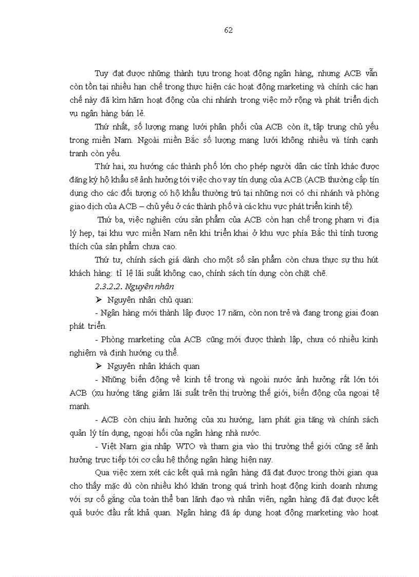 image for page Thực trạng và các giải pháp marketing nhằm phát triển khách hàng cá nhân của ngân hàng Á Châu ACB 1