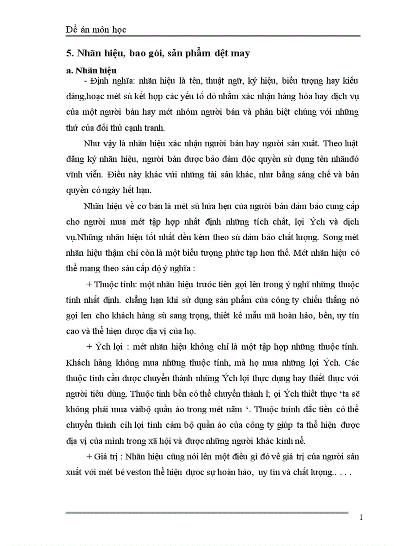 image for page Sản phẩm dệt may xét từ góc độ marketing và các giải pháp về sản phẩm trong hoạt động marketing của công ty may chiến thắng 1