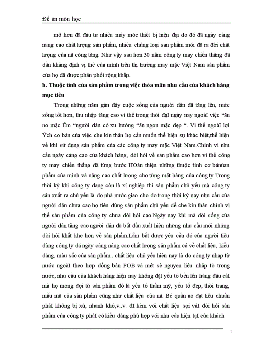 image for page Sản phẩm dệt may xét từ góc độ marketing và các giải pháp về sản phẩm trong hoạt động marketing của công ty may chiến thắng 1