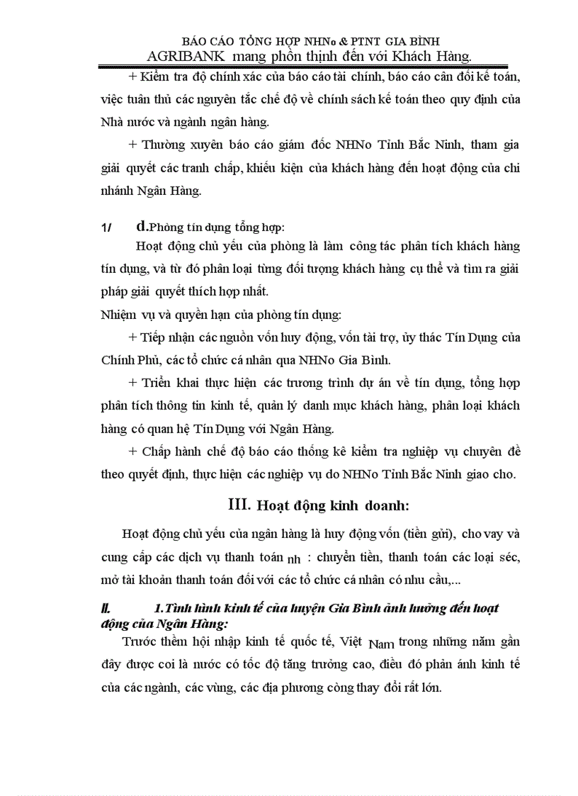 image for page Nâng cao chất lượng Tín Dụng đối với các làng nghề ở huyện Gia Bình Bắc Ninh