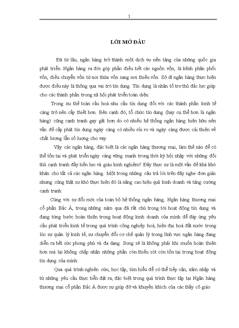 image for page Giải pháp nâng cao chất lượng tín dụng tại Ngân hàng thương mại cổ phần Bắc Á
