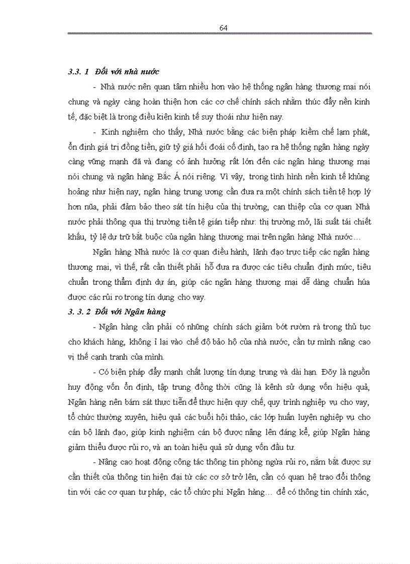 image for page Giải pháp nâng cao chất lượng tín dụng tại Ngân hàng thương mại cổ phần Bắc Á