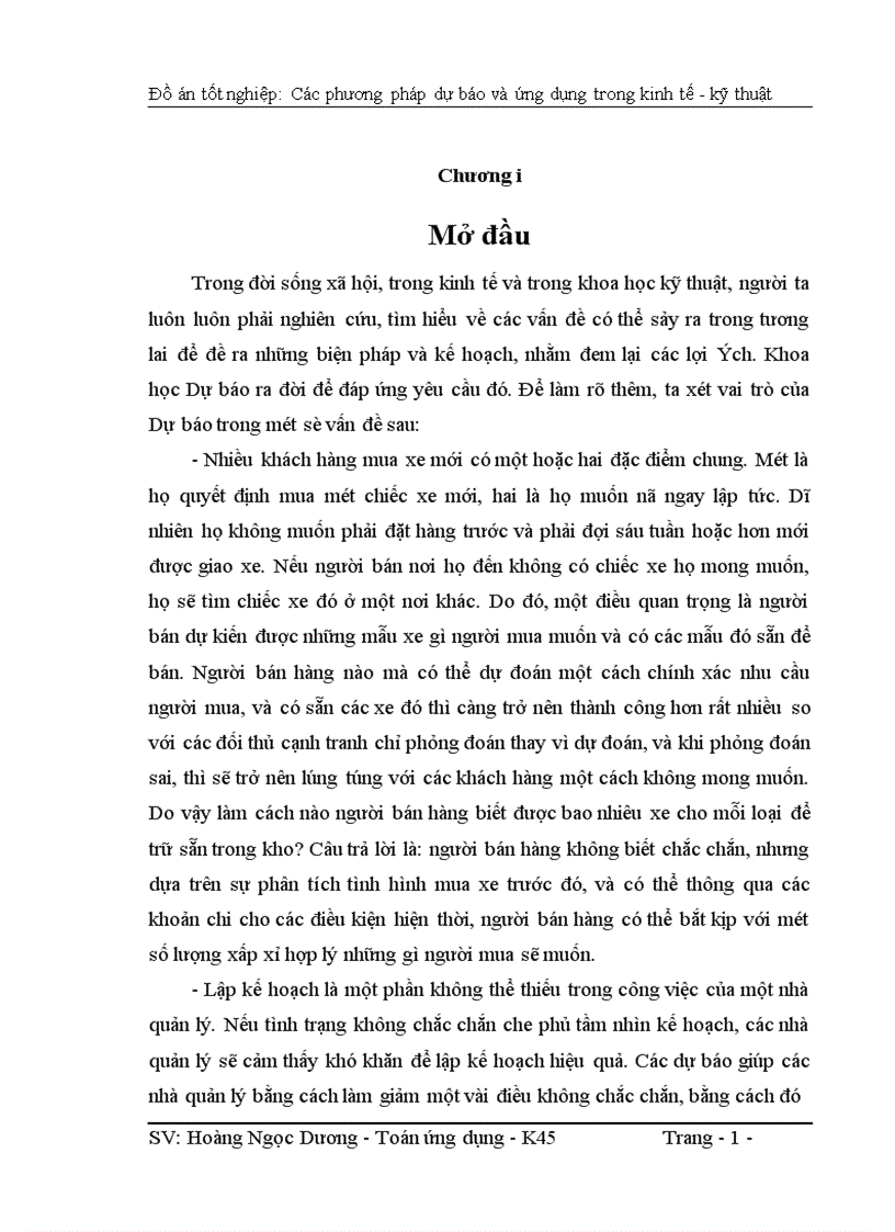 image for page Các phương pháp dự báo và ứng dụng trong kinh tế kỹ thuật