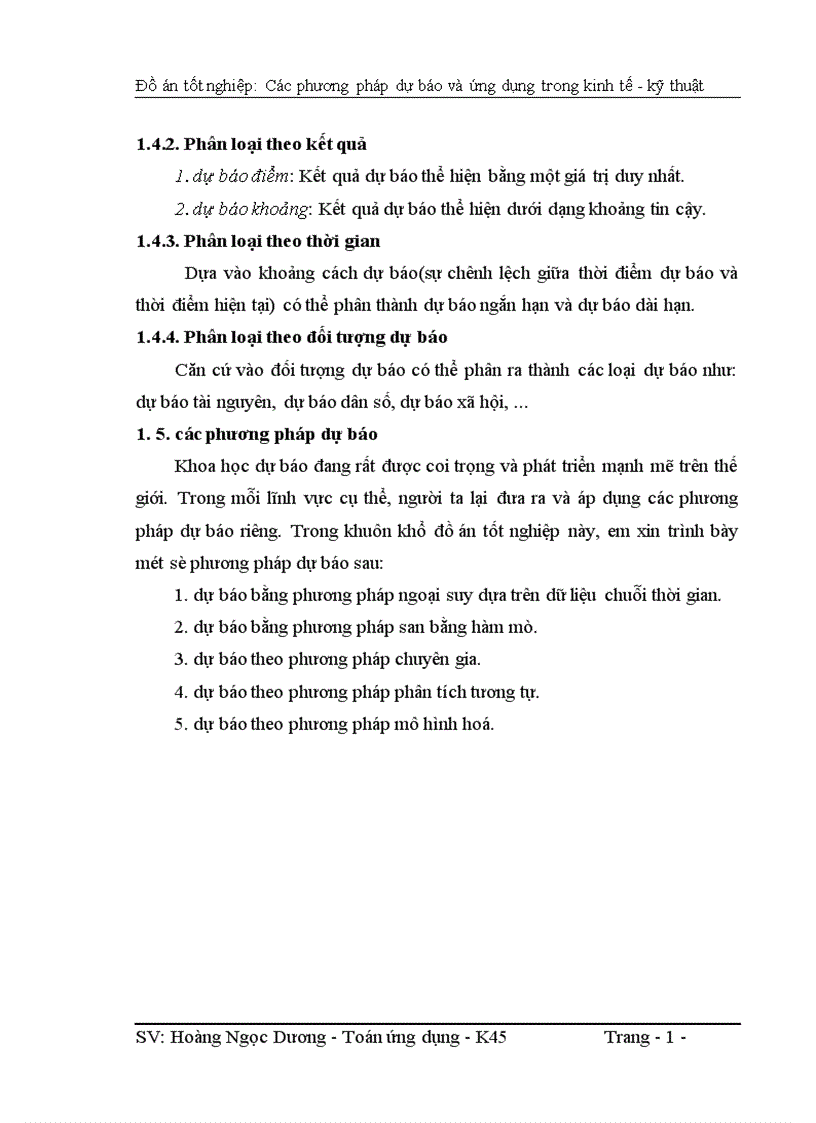 image for page Các phương pháp dự báo và ứng dụng trong kinh tế kỹ thuật