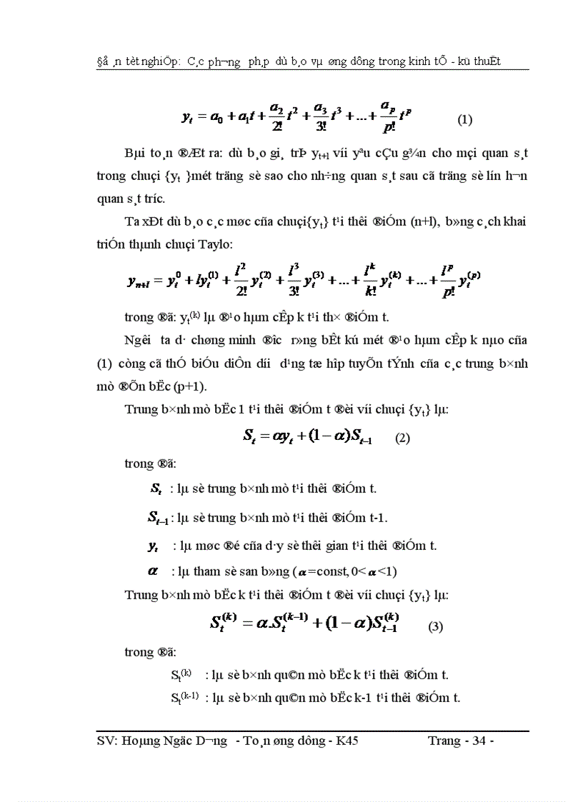 image for page Các phương pháp dự báo và ứng dụng trong kinh tế kỹ thuật