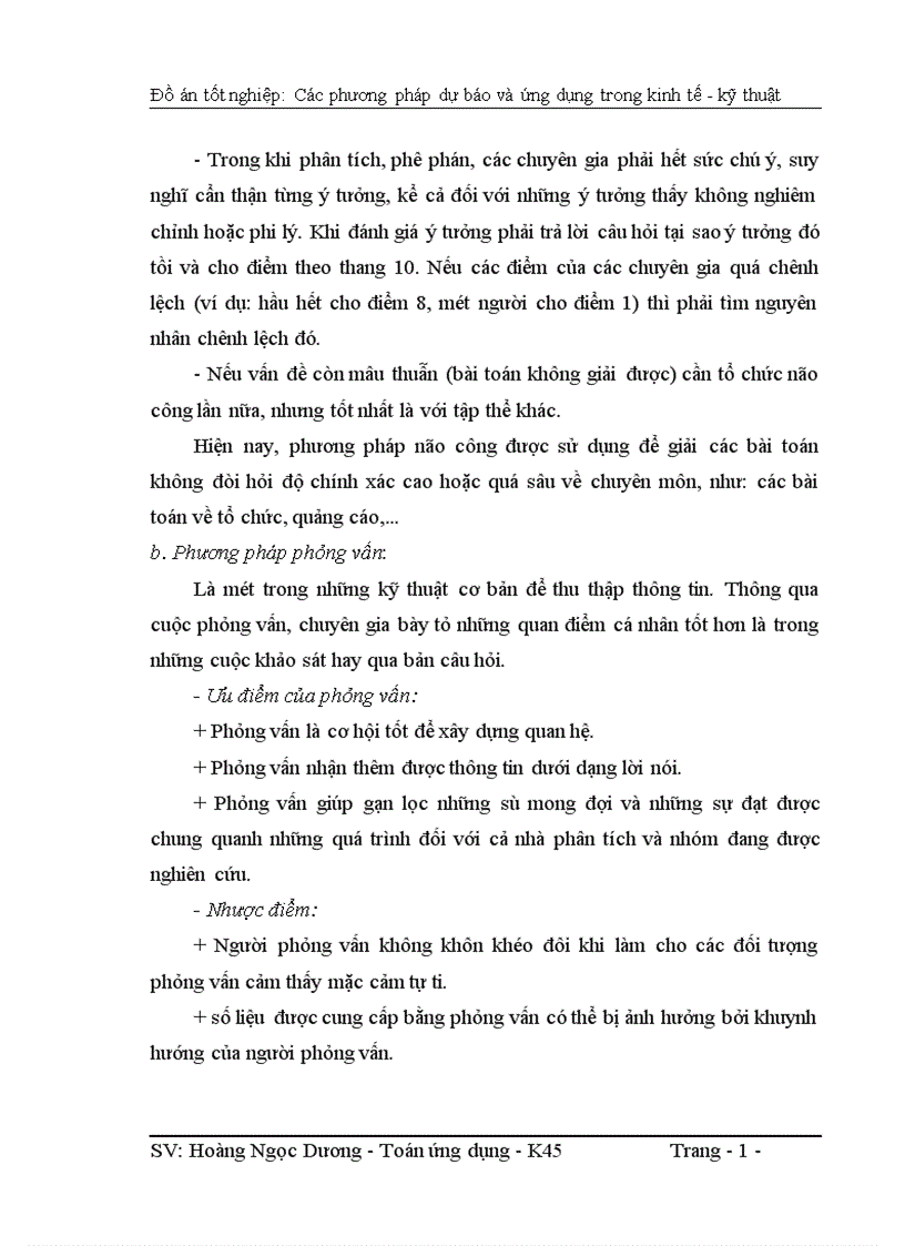 image for page Các phương pháp dự báo và ứng dụng trong kinh tế kỹ thuật