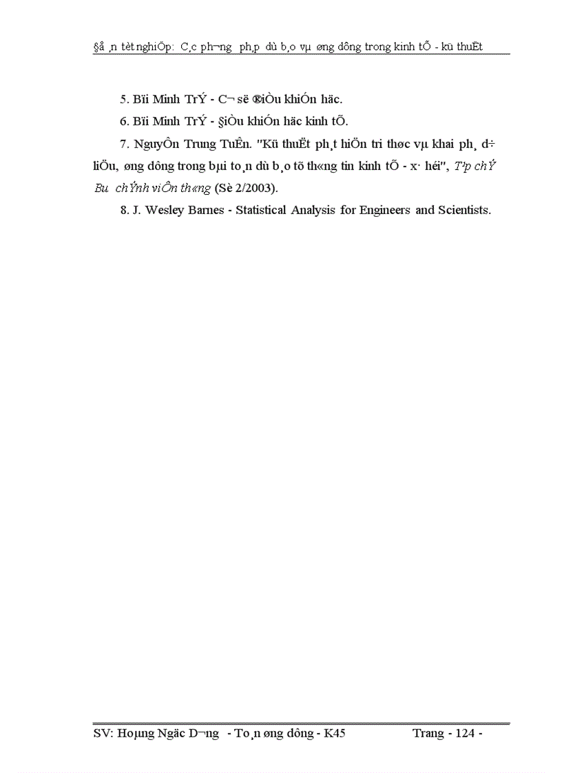 image for page Các phương pháp dự báo và ứng dụng trong kinh tế kỹ thuật