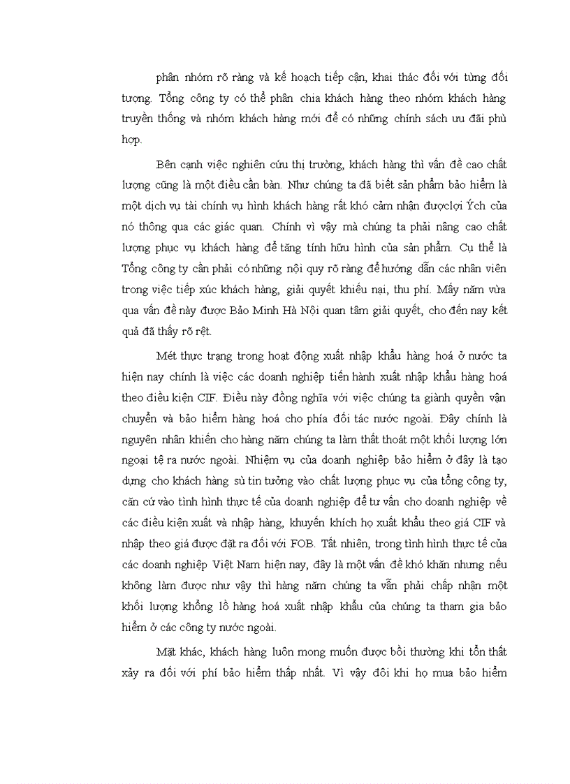 image for page Tình hình triển khai nghiệp vụ bảo hiểm hàng hoá xuất nhập khẩu vận chuyển bằng đường biển tại Bảo Minh Hà Nội 1