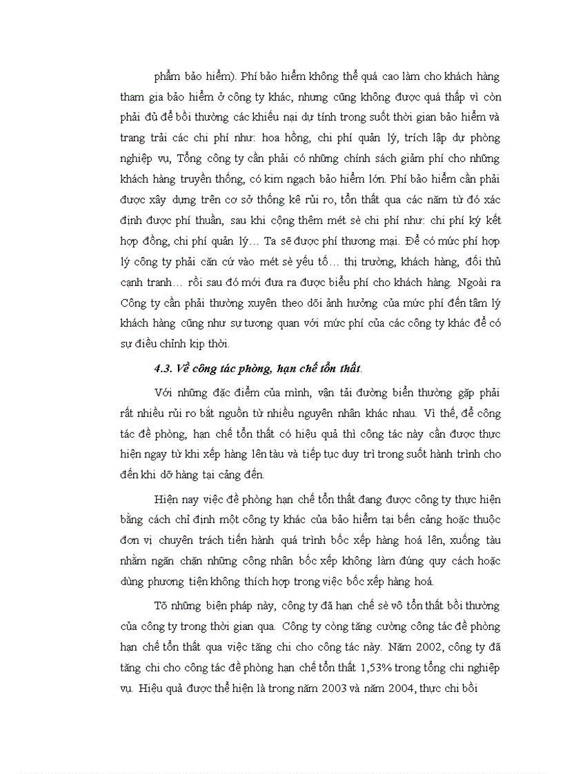 image for page Tình hình triển khai nghiệp vụ bảo hiểm hàng hoá xuất nhập khẩu vận chuyển bằng đường biển tại Bảo Minh Hà Nội 1