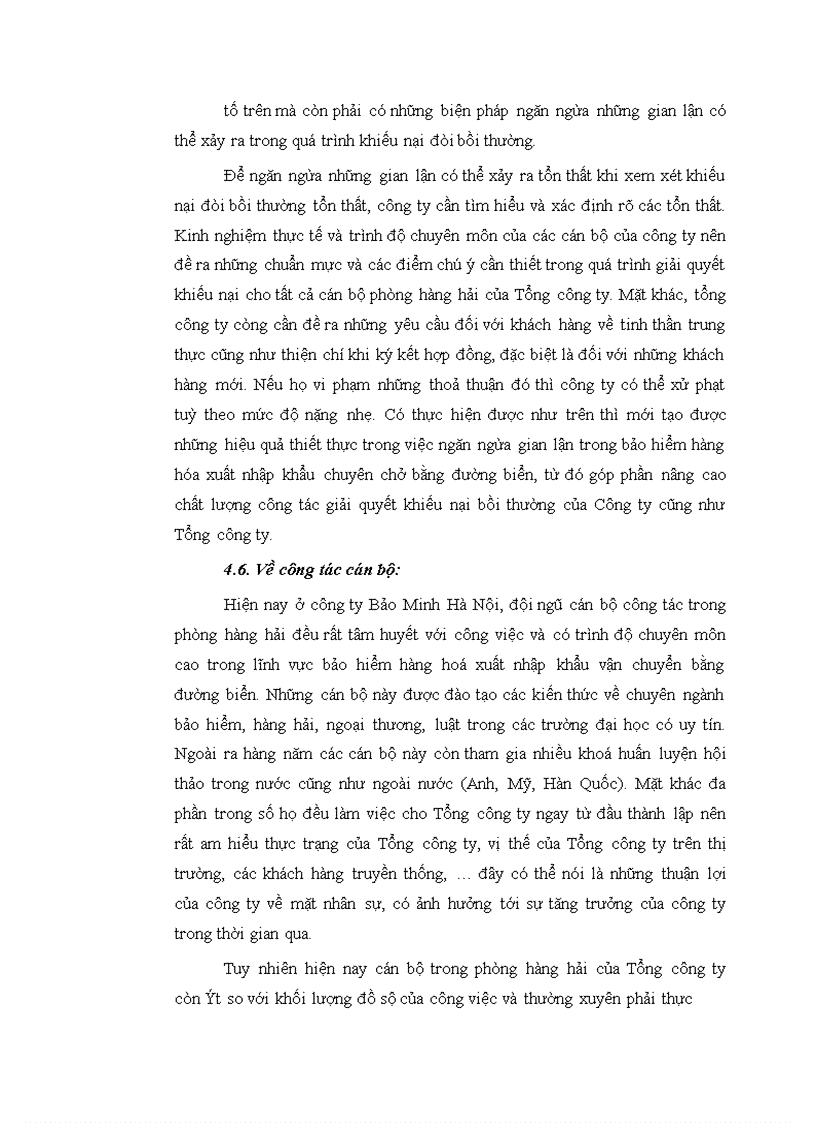 image for page Tình hình triển khai nghiệp vụ bảo hiểm hàng hoá xuất nhập khẩu vận chuyển bằng đường biển tại Bảo Minh Hà Nội 1