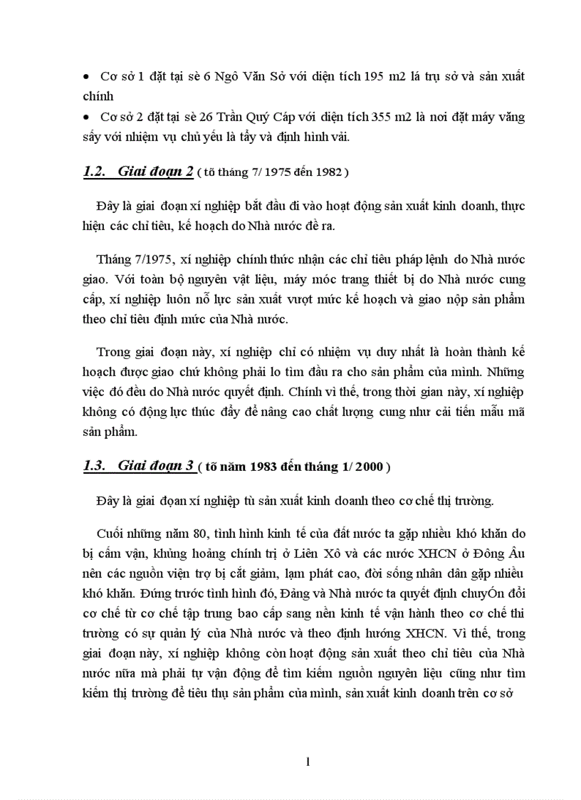 image for page Báo cáo thực tập tổng hợp tại Công ty cổ phần Dệt 10 10