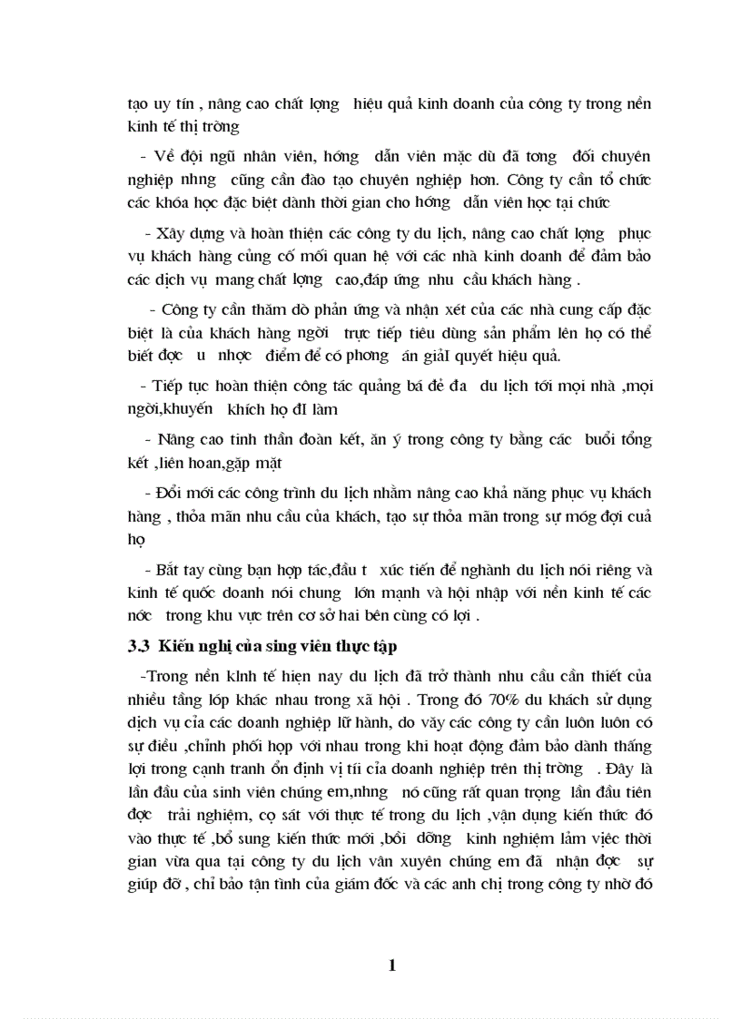 image for page Báo cáo thực tập tổng hợp tại công ty du lịch Minh Kháng