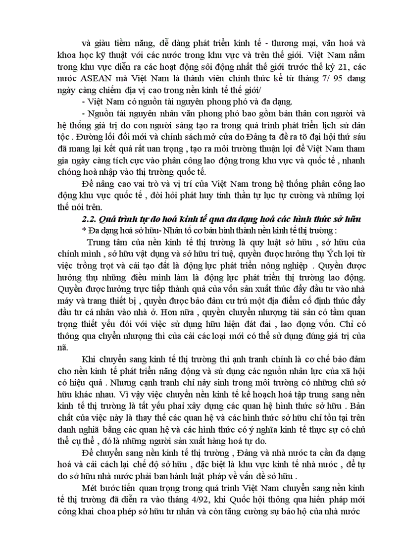 image for page Sự hình thành và phát triển nền Kinh tế thị trường định hướng XHCN ở Việt Nam 1