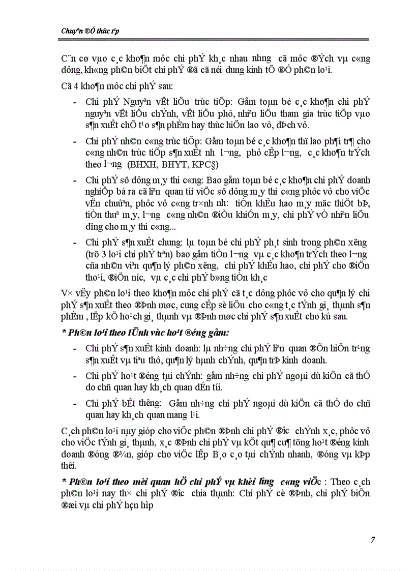 image for page Kế toán chi phí sản xuất và tính giá thành sản phẩm tại Công ty Cơ khí và sửa chữa công trình cầu đường bộ II 1