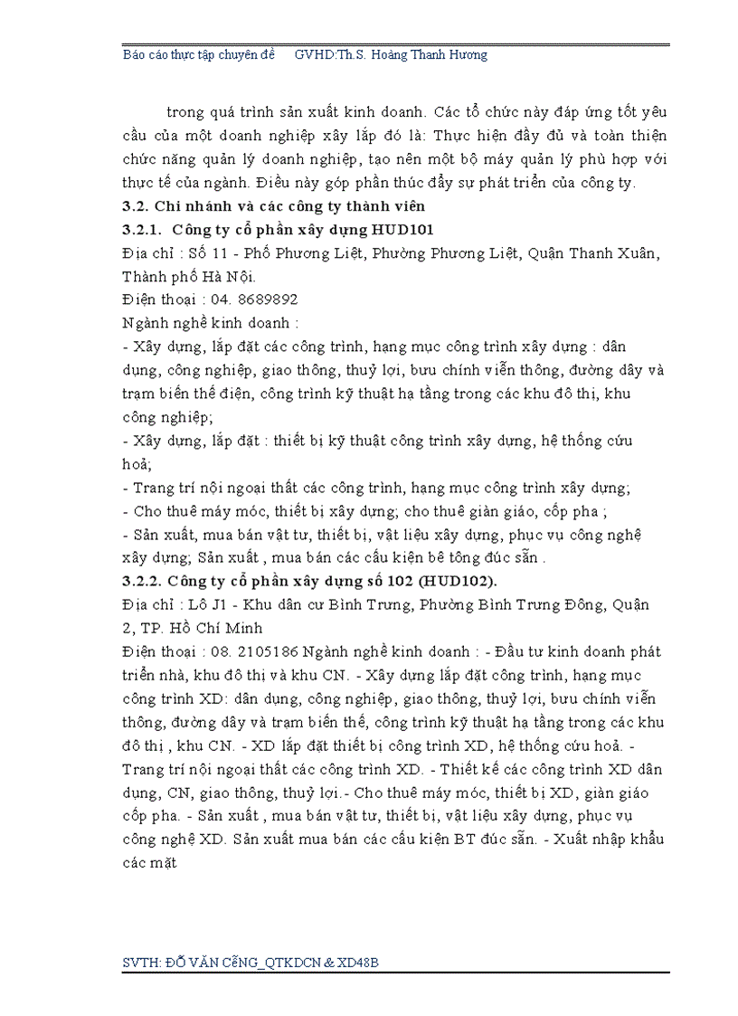 image for page Báo cáo thực tập tổng hợp tại Công ty cổ phần đẩu tư và xây dựng HUD