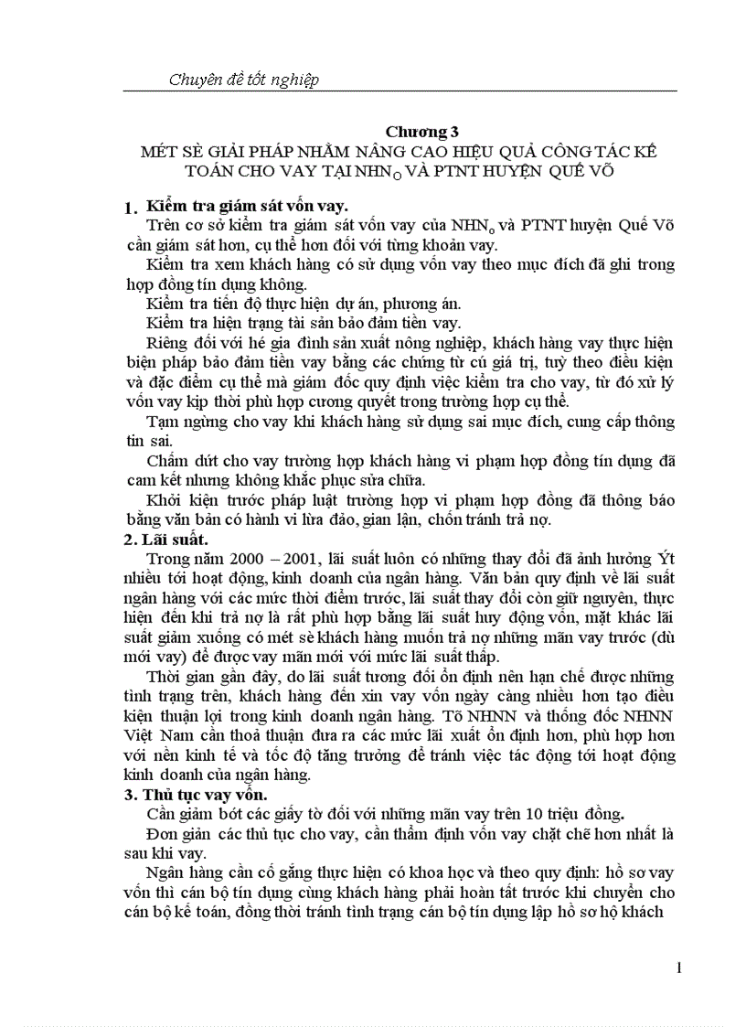 image for page Một số giải pháp nhằm nâng cao hiệu quả công tác kế toán cho vay tại NHNo và PTNT huyện Quế Võ 1