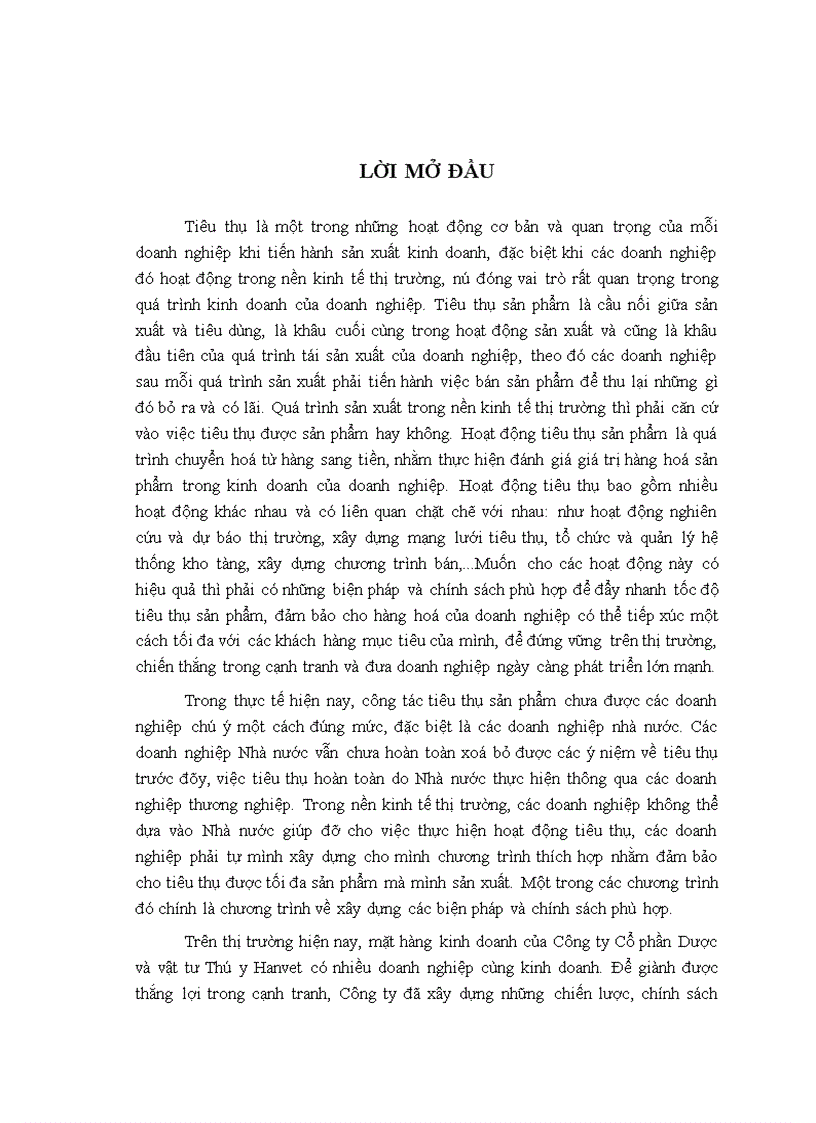 image for page Hệ thống kênh phân phối của công ty Cổ phần Dược và vật tư Thú y Hanvet Thực trạng và giải pháp hoàn thiện