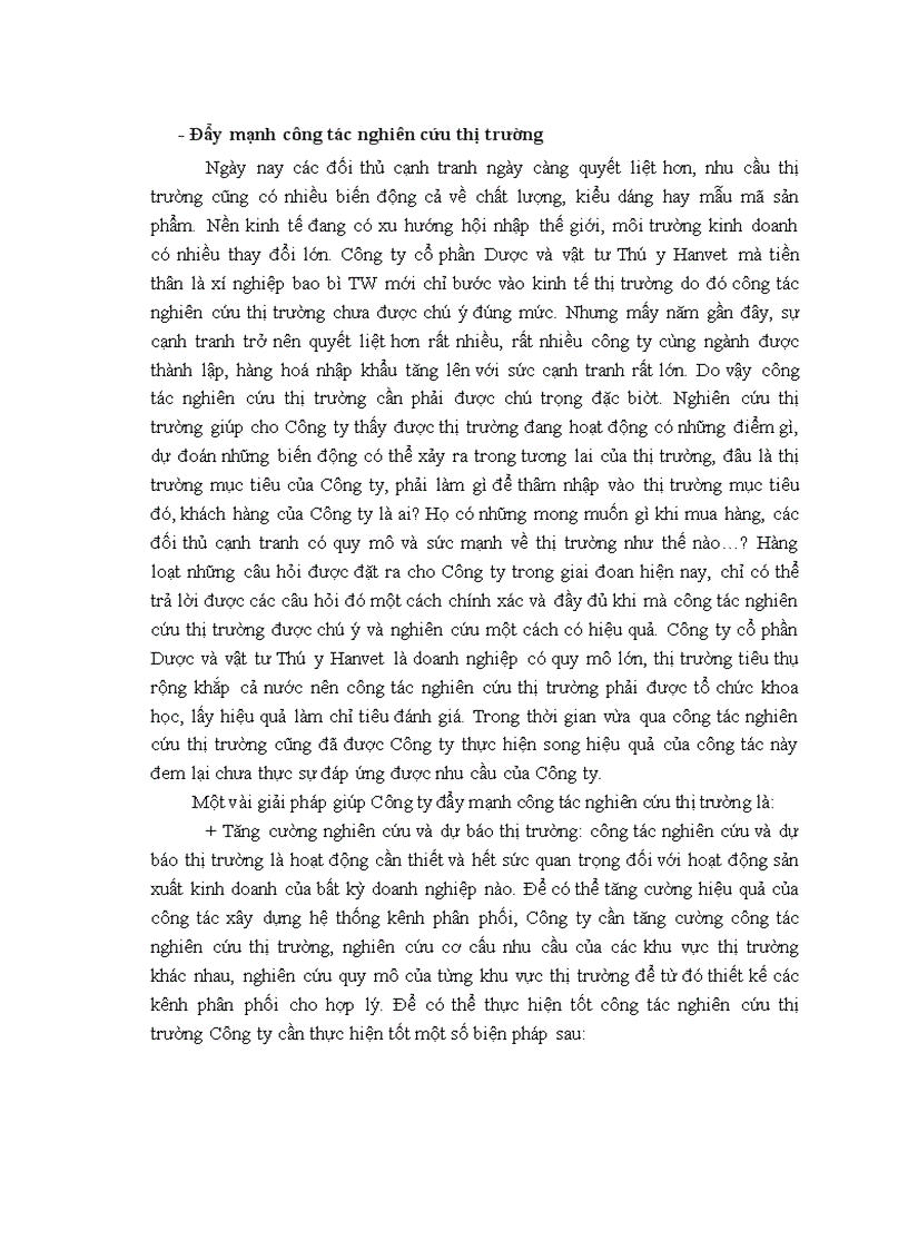 image for page Hệ thống kênh phân phối của công ty Cổ phần Dược và vật tư Thú y Hanvet Thực trạng và giải pháp hoàn thiện