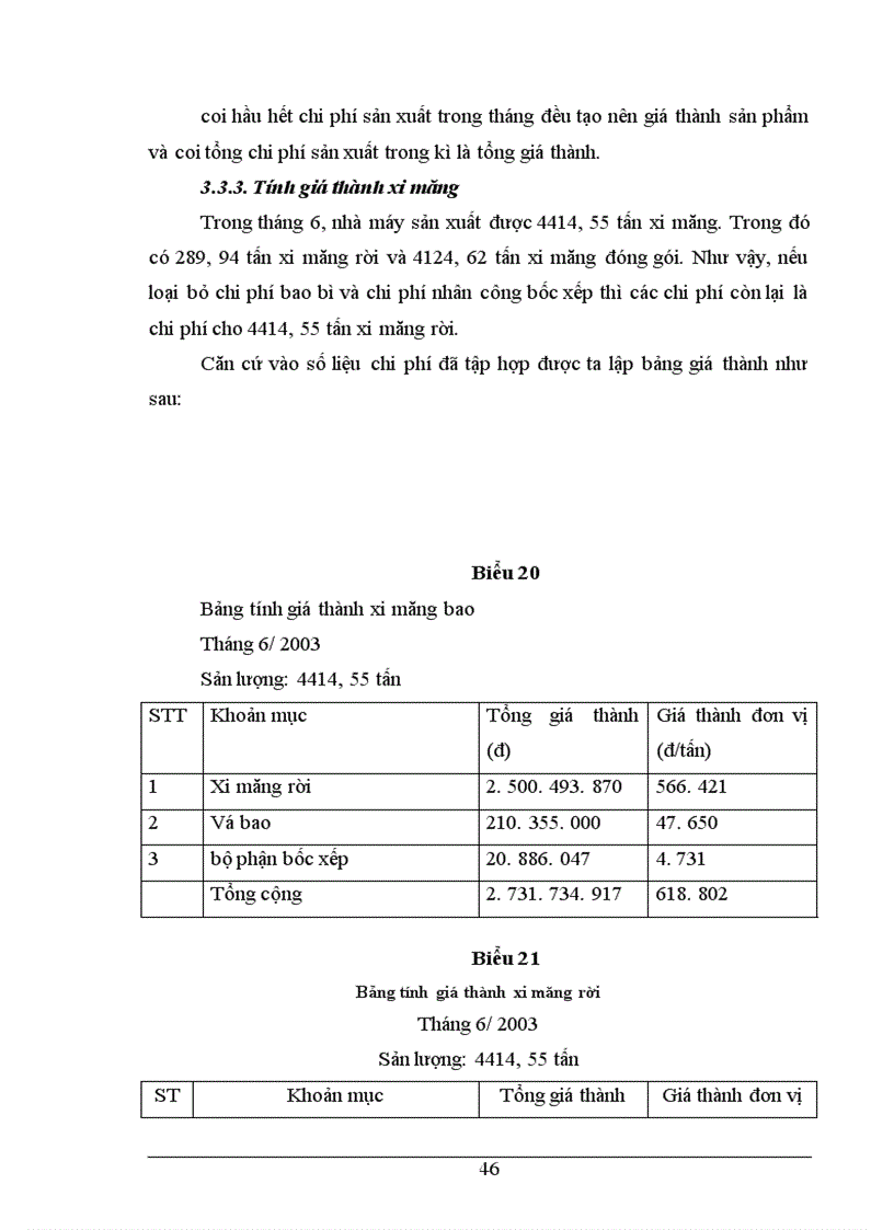 image for page Tình hình thực tế về công tác kế toán tập hợp chi phí sản xuất và tình giá thành sản phẩm ở Nhà máy xi măng Sông Đà thuộc công ty xây lắp vật tư vận tải Sông Đà