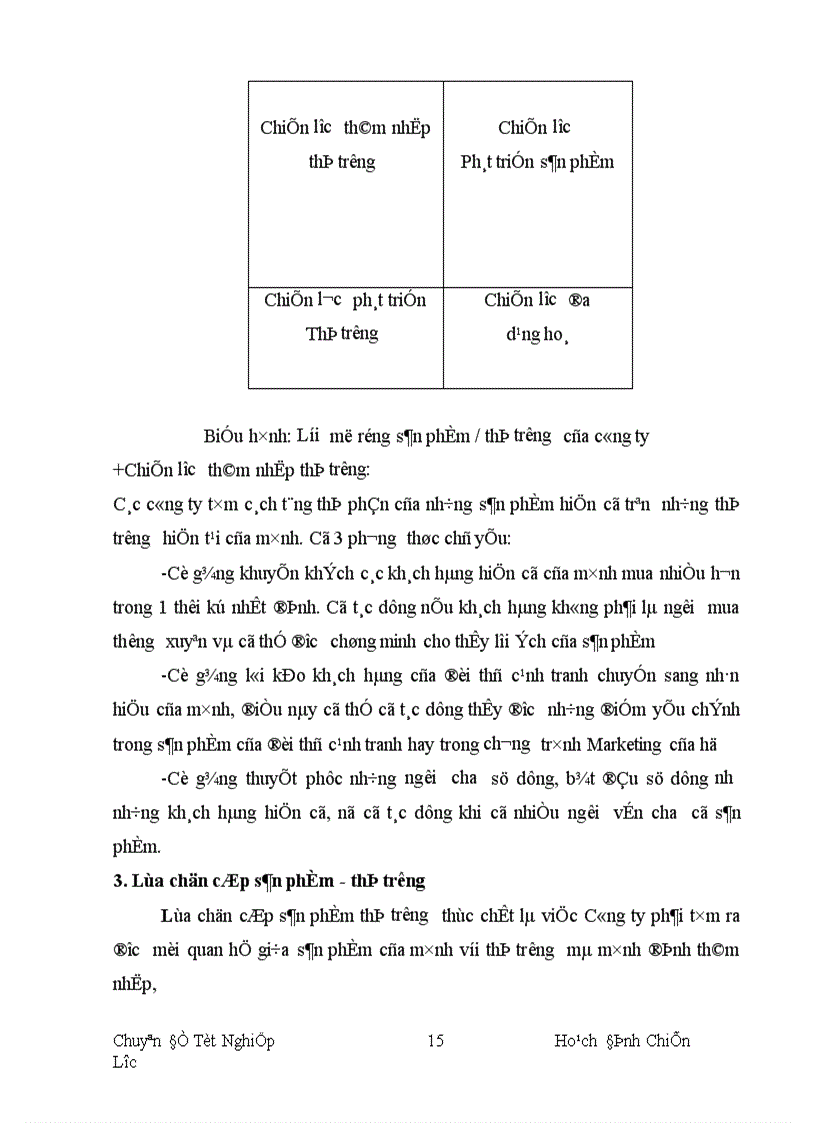 image for page Hoạch định chiến lược thâm nhập thị trường mặt hàng bia trên địa bàn Hà Nội của Công ty bia Hà Nội 1