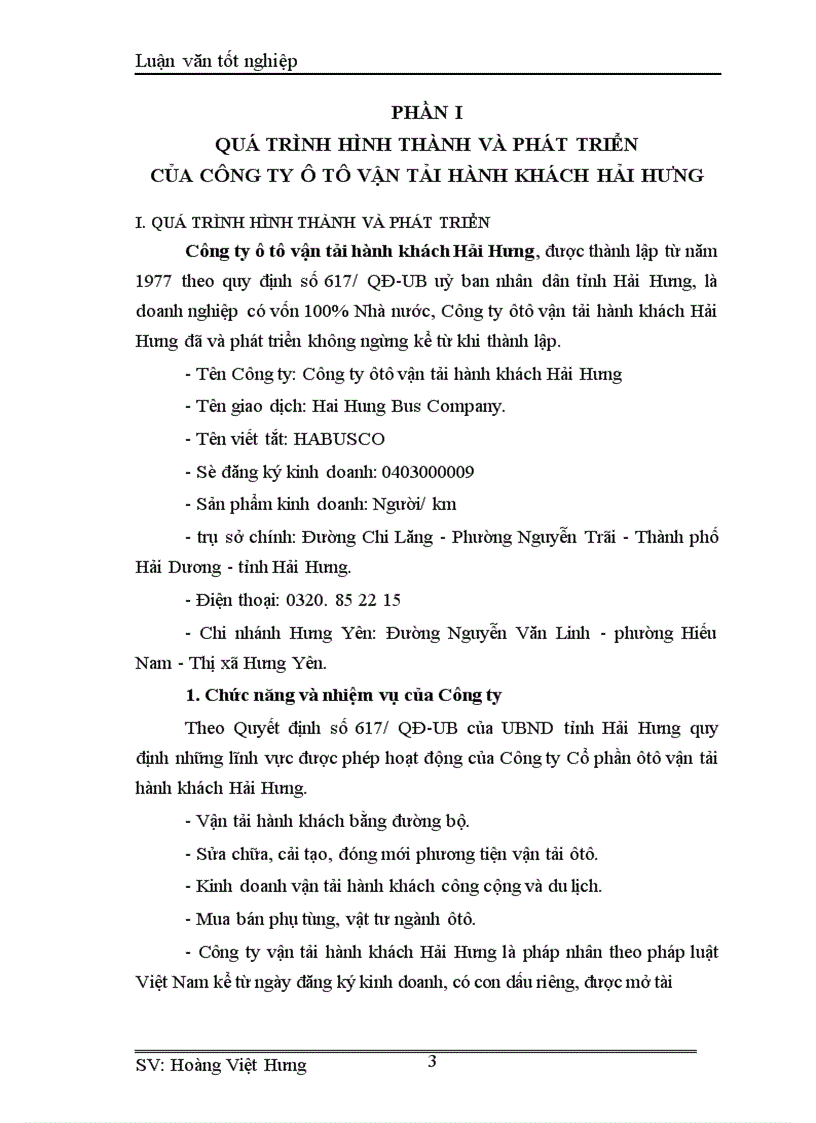 image for page Thực trạng và những bài học kinh nghiệm cổ phần hoá tại Công ty cổ phần ô tô vận tải hành khách Hải Hưng 1