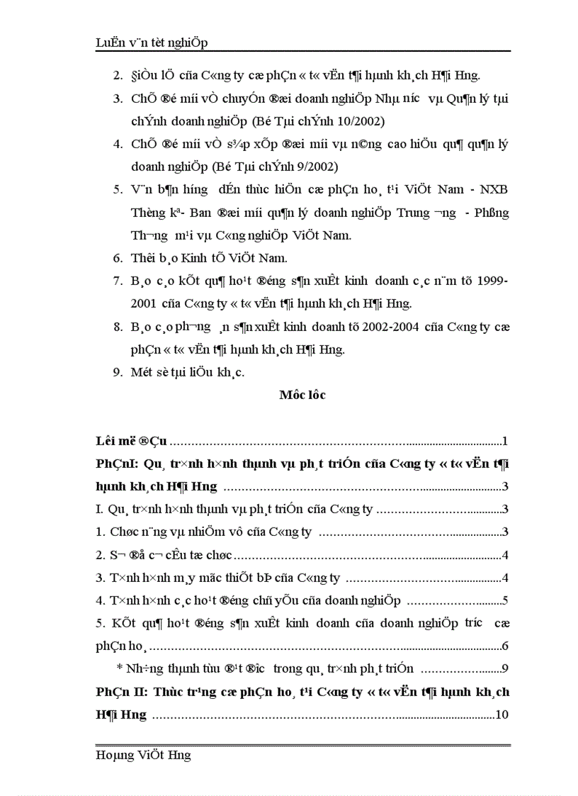 image for page Thực trạng và những bài học kinh nghiệm cổ phần hoá tại Công ty cổ phần ô tô vận tải hành khách Hải Hưng 1