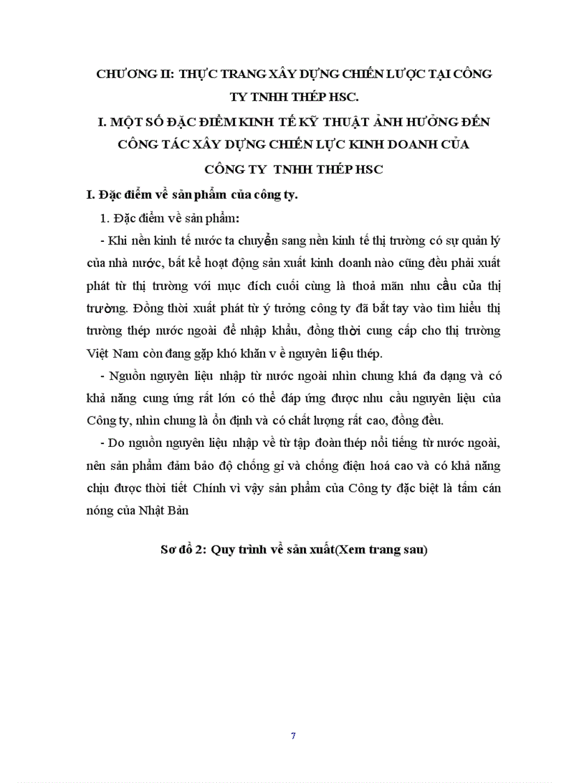 image for page Xây dựng chiến lược kinh doanh tại Công ty TNHH thép HSC 1