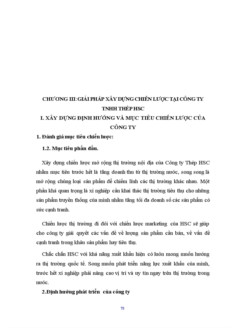 image for page Xây dựng chiến lược kinh doanh tại Công ty TNHH thép HSC 1