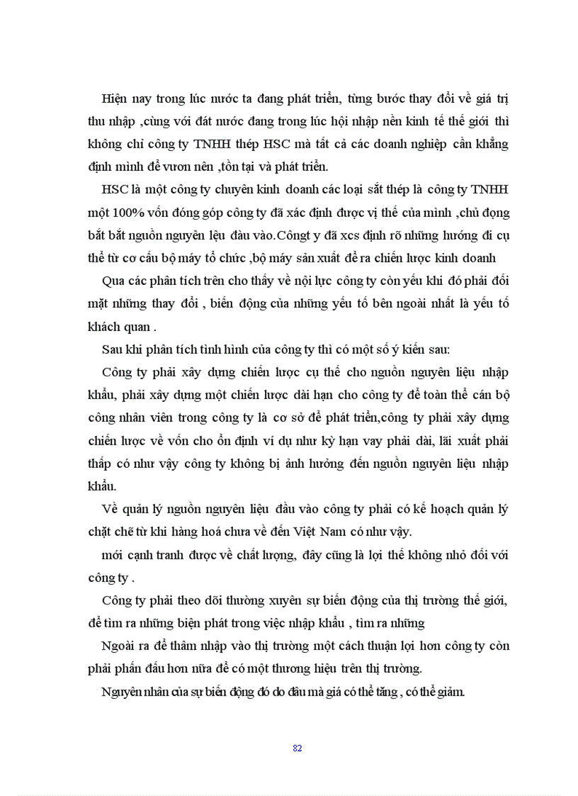 image for page Xây dựng chiến lược kinh doanh tại Công ty TNHH thép HSC 1