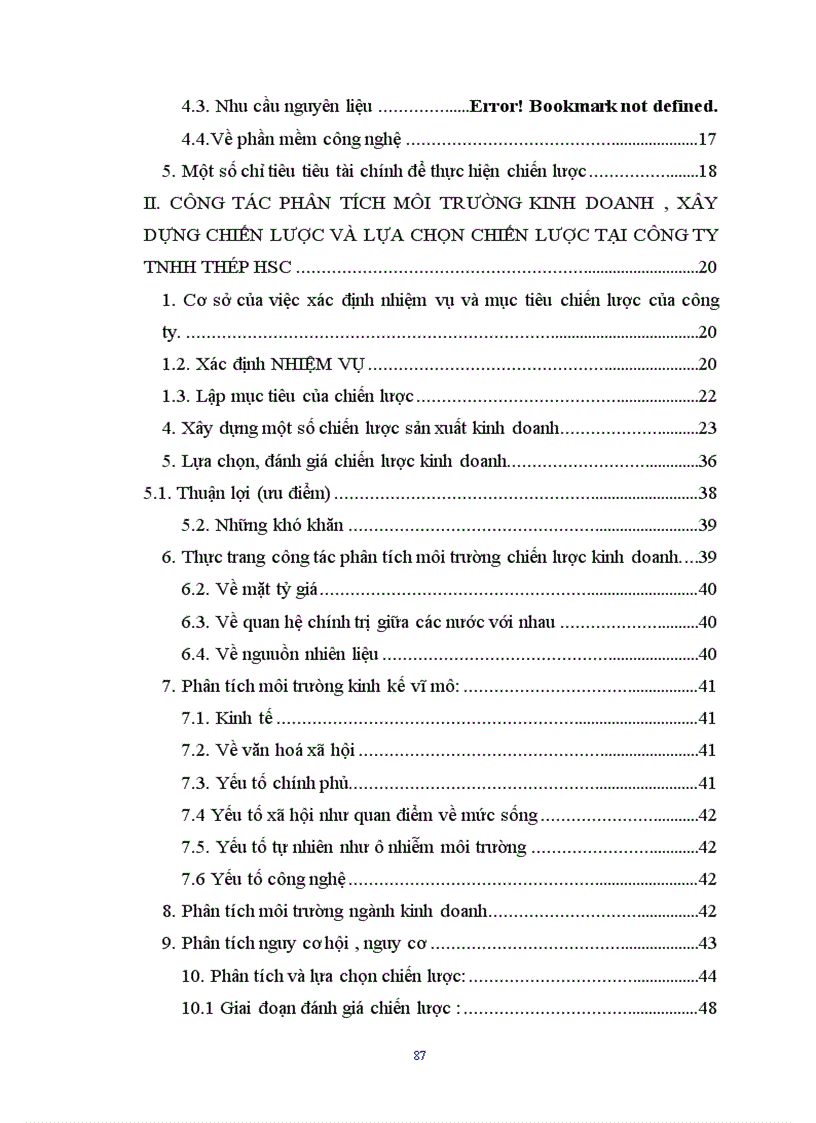 image for page Xây dựng chiến lược kinh doanh tại Công ty TNHH thép HSC 1