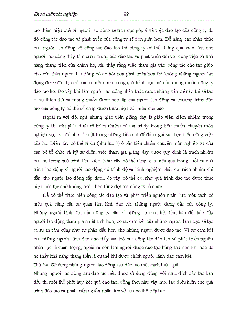 image for page Hoàn thiện công tác đào tạo và phát triển nguồn nhân lực tại Công ty cổ phần Thủy Tạ