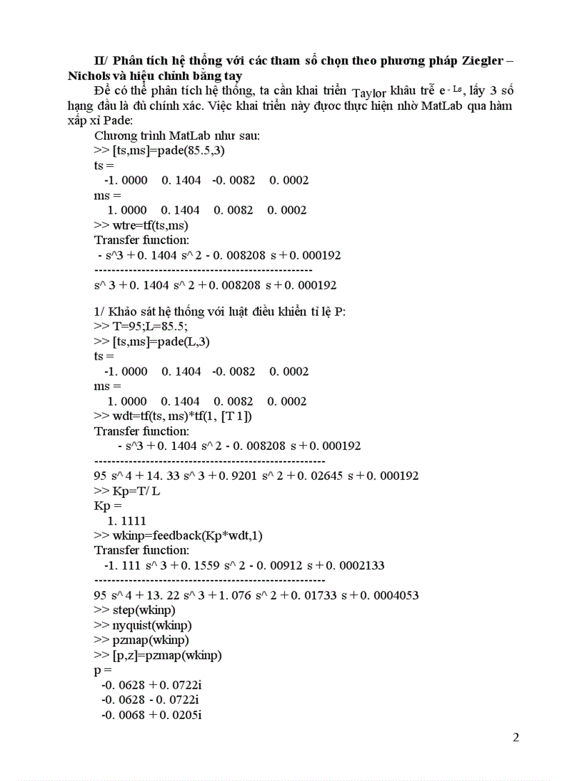 image for page Bài tập dài môn điều khiển tự động