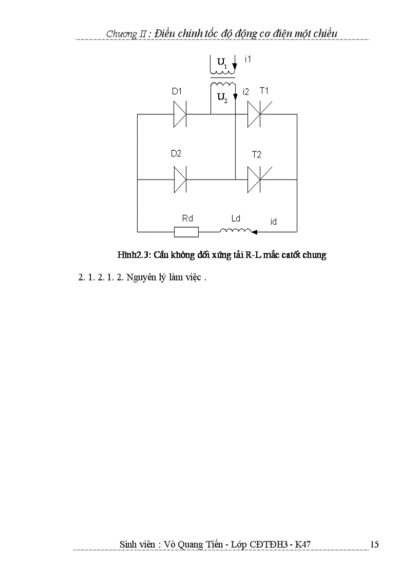 image for page Điều chỉnh tốc độ động cơ điện một chiều