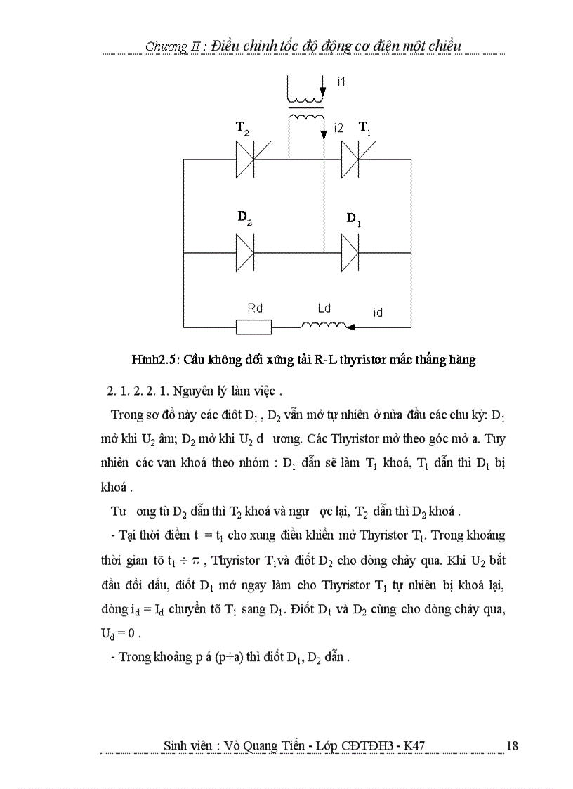 image for page Điều chỉnh tốc độ động cơ điện một chiều
