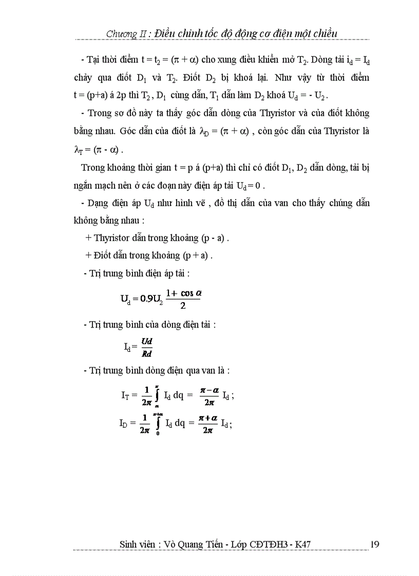 image for page Điều chỉnh tốc độ động cơ điện một chiều