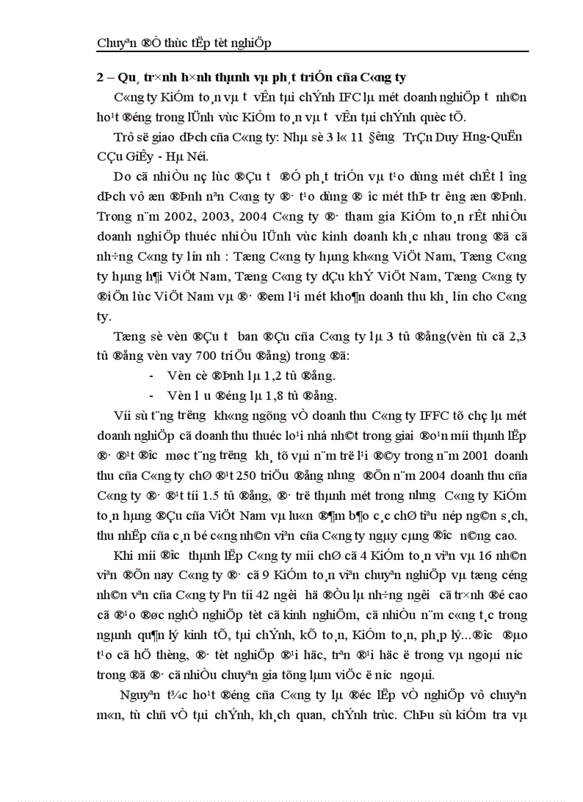 image for page Thực trạng kiểm toán khoản mục TSCĐ trong kiểm toán báo cáo tài chính do công ty TNHH Kiểm toán và Tư vấn tài chính quốc tế IFC thực hiện 1