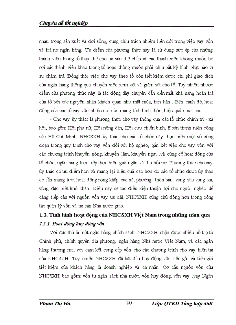 image for page Nâng cao chất lượng hoạt động cho vay đối với hộ nghèo tại Ngân hàng chính sách xã hội Việt Nam 1