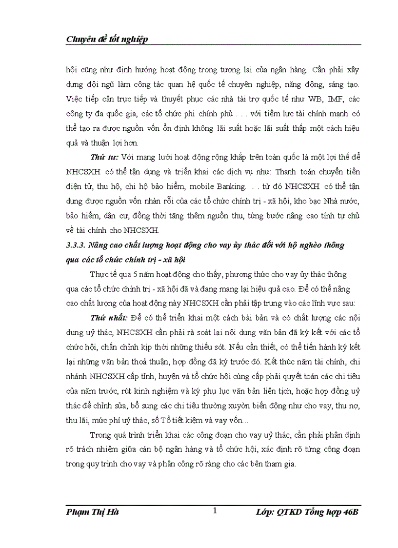 image for page Nâng cao chất lượng hoạt động cho vay đối với hộ nghèo tại Ngân hàng chính sách xã hội Việt Nam 1